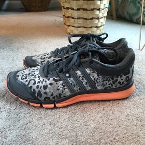 Leopard Adidas Tennis Shoe Size 7